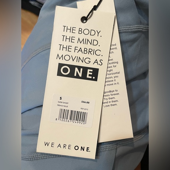 NWT Glyder Women’s size Small French Blue Biker Shorts - Picture 3 of 3